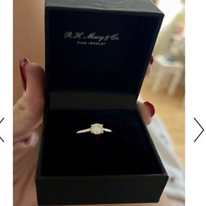 1/2 ct diamond ring from Macy’s signature collection original price was 2,700